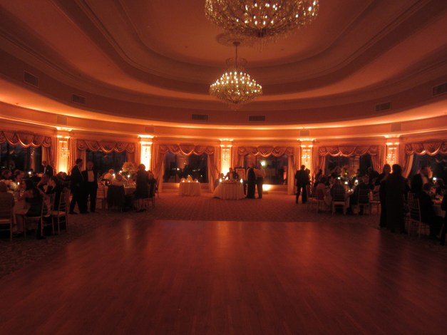 Oheka Castle wireless LED ballroom perimeter lighting