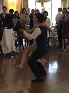 bride & groom dancing their first dance